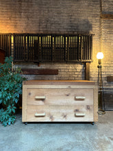Load image into Gallery viewer, Rustic Industrial Island / Workbench on Casters
