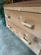 Load image into Gallery viewer, Rustic Industrial Island / Workbench on Casters