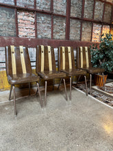 Load image into Gallery viewer, Two-Tone Vinyl Chair Set (4)