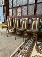 Load image into Gallery viewer, Two-Tone Vinyl Chair Set (4)