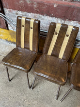 Load image into Gallery viewer, Two-Tone Vinyl Chair Set (4)