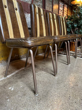 Load image into Gallery viewer, Two-Tone Vinyl Chair Set (4)