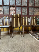 Load image into Gallery viewer, Two-Tone Vinyl Chair Set (4)