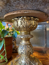 Load image into Gallery viewer, Abalone, Lucite and Gold Side Table
