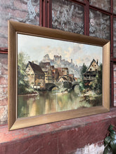 Load image into Gallery viewer, Village on the River Painting
