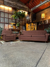 Load image into Gallery viewer, Mid-Century Sofa and Armchair Set (2)