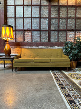 Load image into Gallery viewer, Mid-Century Army Green Sofa