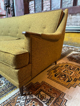 Load image into Gallery viewer, Mid-Century Army Green Sofa