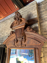 Load image into Gallery viewer, Antique Walnut and Burl Marble-Top Dresser