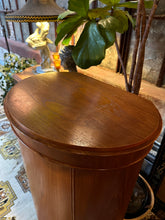 Load image into Gallery viewer, Danish-Modern Pedestal Cabinet w/ Adjustable Shelves