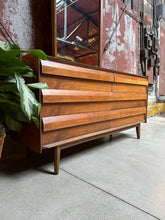 Load image into Gallery viewer, Mid-Century 1st Edition Lowboy w/ Mirror by Lane
