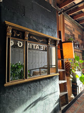 Load image into Gallery viewer, Large Hollywood Regency Triple Panel Beveled Mirror by LaBarge