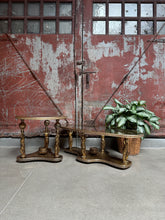 Load image into Gallery viewer, Hollywood Regency Eglomise Figural Coffee and Side Table Set (2)