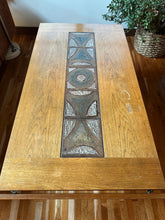 Load image into Gallery viewer, Mid-Century Drop-leaf + Tile Dining Table