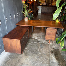 Load image into Gallery viewer, Mid-Century L-Shaped Desk