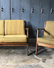 Load image into Gallery viewer, Mid-Century Slat-Frame Sofa Set by Baumritter (2)