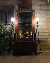 Load image into Gallery viewer, Antique Beveled-Mirror Hall Tree