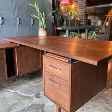 Load image into Gallery viewer, Mid-Century L-Shaped Desk