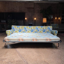 Load image into Gallery viewer, Floral Sleeper Sofa on Casters