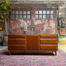 Load image into Gallery viewer, Mid-Century Lane Lowboy Dresser w/ Mirror