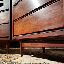 Load image into Gallery viewer, Mid-Century Dresser Set w/ Mirror by Bassett (4)