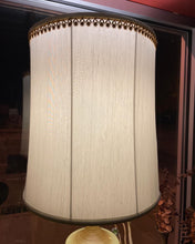 Load image into Gallery viewer, Mid-Century Brushed Metal and Brass Lamp