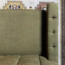 Load image into Gallery viewer, Mid-Century Army Green Sofa