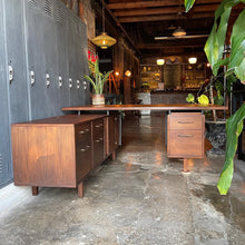 Load image into Gallery viewer, Mid-Century L-Shaped Desk