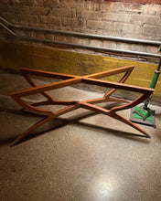 Load image into Gallery viewer, Mid-Century Brass-Tray Coffee Table