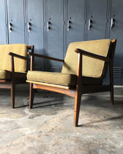 Load image into Gallery viewer, Mid-Century Slat-Frame Sofa Set by Baumritter (2)