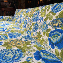 Load image into Gallery viewer, Floral Sleeper Sofa on Casters