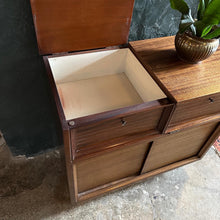 Load image into Gallery viewer, Mid-Century Multi-Storage Record Cabinet