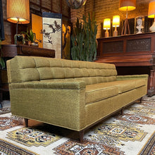 Load image into Gallery viewer, Mid-Century Army Green Sofa