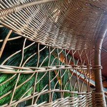 Load image into Gallery viewer, Mid-Century Wicker Hanging Egg Chair