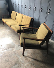 Load image into Gallery viewer, Mid-Century Slat-Frame Sofa Set by Baumritter (2)
