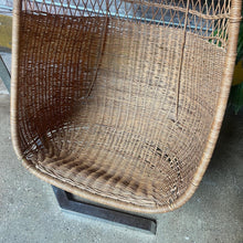 Load image into Gallery viewer, Mid-Century Wicker Hanging Egg Chair