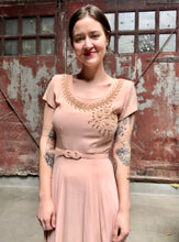 Load image into Gallery viewer, '40s Blush Dress