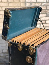 Load image into Gallery viewer, Antique Wardrobe Steamer Trunk