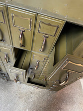 Load image into Gallery viewer, Antique File and Mixed Drawer Cabinet