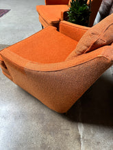 Load image into Gallery viewer, Mid-Century Orange Armchair Set (2)