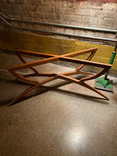 Load image into Gallery viewer, Mid-Century Brass-Tray Coffee Table