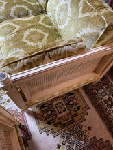 Load image into Gallery viewer, Chartreuse & Cane Loveseat, Two (2) Available