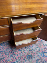 Load image into Gallery viewer, Mid-Century Lane Lowboy Dresser w/ Mirror