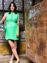 Load image into Gallery viewer, Lime Disco Dress