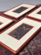 Load image into Gallery viewer, Etched Copper Chinese Art Set (4)