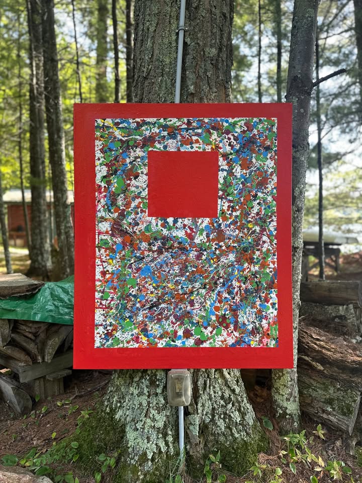 Definitely a Jackson Pollack Painting