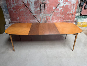 Mid-Century Dining Set w/ Chairs + Leaves