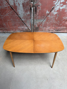 Mid-Century Dining Set w/ Chairs + Leaves