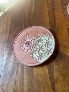 Terra Cotta Cacti Coaster Set (4)