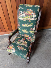 Load image into Gallery viewer, Graphic Eastlake Rocking Chair
